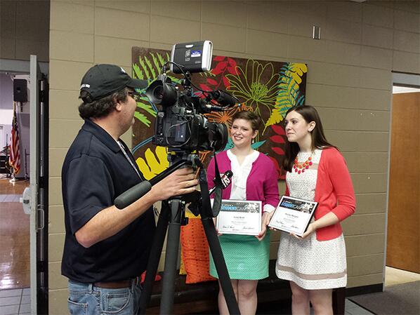 StudentCam's tweet photo. PHOTO: Congrats to Montgomery, AL 12th graders Marlee Morgan &amp; Ivey Best on their StudentCam honorable mention win http://t.co/UPButAK0Zr