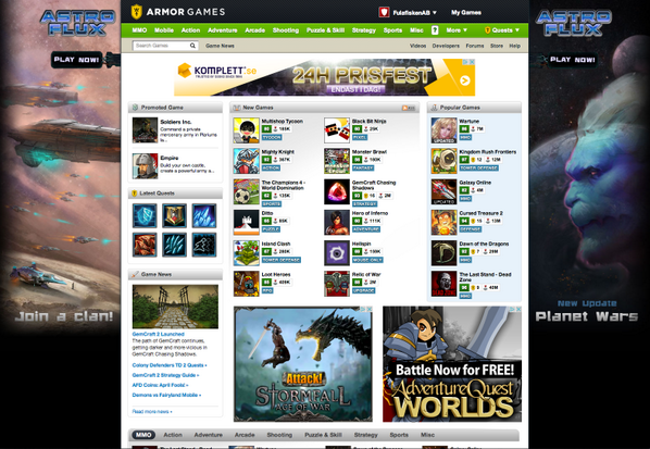 astroflux's tweet photo. @armorgames you've never looked more beautiful! http://t.co/zkRYJFLegT