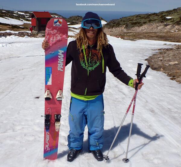 SnowMancha's tweet image. today's fun #vintage #monoski #duret #panam #grauroig #pasdelacasa #grandvalira #andorra @ Serra da Estrela #portugal