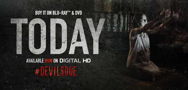 20thHorror's tweet photo. It's arrived. Get Devil's Due now on Blu-ray™, DVD &amp; Digital HD. http://t.co/ugXKjP07b4 | http://t.co/g5muixrXOo