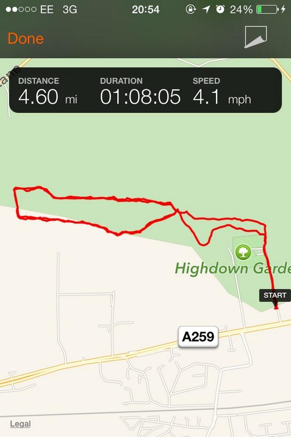 Bigsimo77's tweet photo. A nice training walk tonight. A glorious evening up on Highdown. http://t.co/IP2RfvmdoI