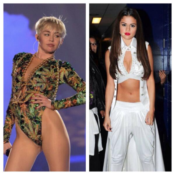 JustinsHumanToo's tweet photo. Miley vs Selena. Who's better?
Retweet for Miley. 
Fave for Selena. http://t.co/MoV9ZwSQOd