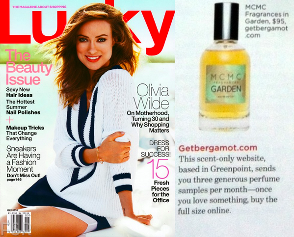 MCMCFragrances's tweet photo. Thank you @LuckyMagazine for featuring our GARDEN eau de parfum alongside @getbergamot http://t.co/ahHVrUipO8