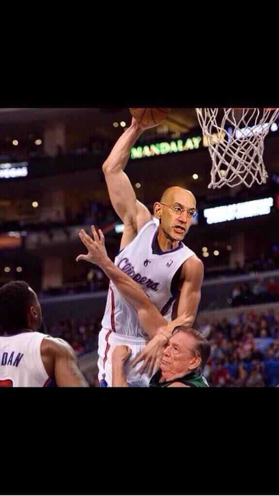 SportBlogNYC's tweet photo. Adam Silver today http://t.co/AU7nsUNf3g