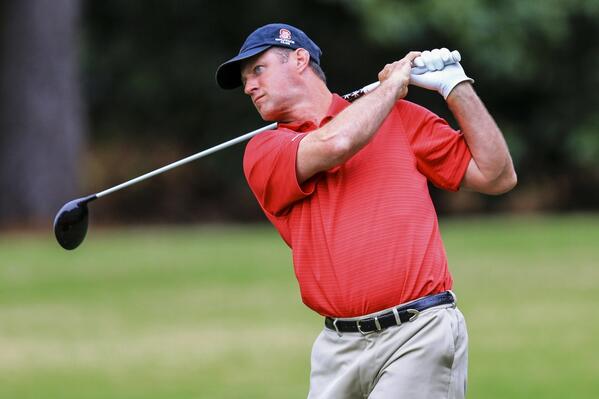 CFAPeachBowl's tweet photo. Tied at 7 under, @PackFootball's @StateCoachD &amp; Terry Harvey won $30,000 in scholarship funds for @NCState #CFABGolf http://t.co/WuTtkXlwtI