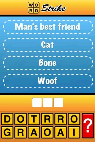 arivera680's tweet photo. Download Word Strike, a fun word association game by @TicBits - it's free! http://t.co/pvOMutLOOV (iPhone&amp;iPad) http://t.co/ag19skypQq