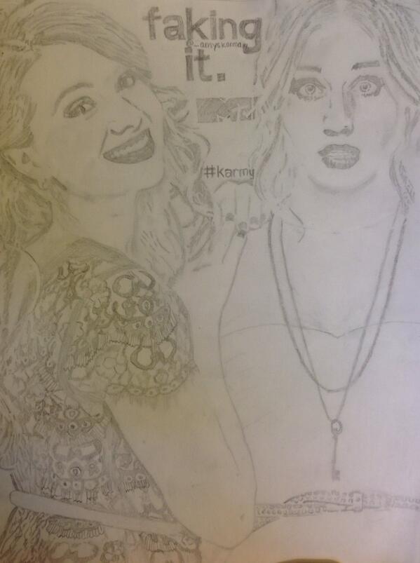 _amyskarma's tweet image. Looooook what I made just in time for #FakingItTonight ✌️@therealritavolk @thekatiestevens @mtv @mtvfakingit #karmy