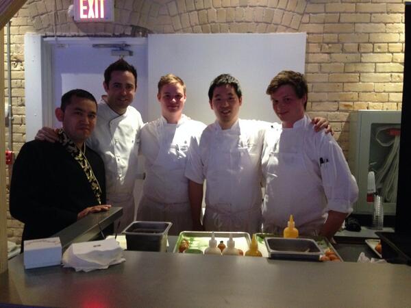 ChefDCampbell's tweet image. Our @Bosk team tonight at  @tasteoftoronto