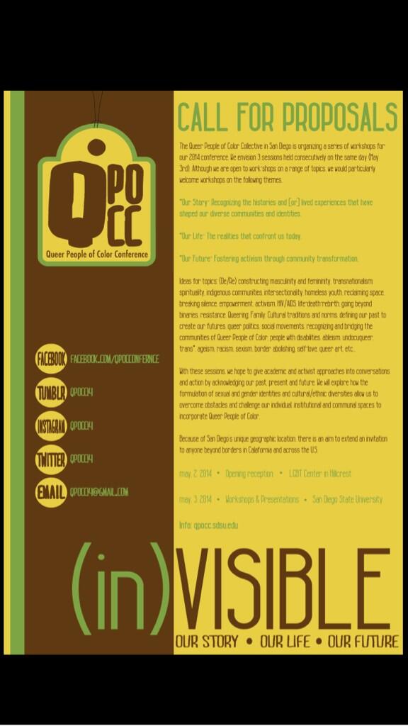 thomas_n's tweet photo. 3 days until the opening of #qpocc14 @LGBTCenter http://t.co/WlIGKCg85H