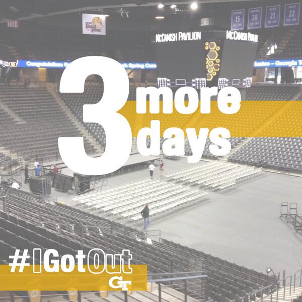 GeorgiaTech's tweet photo. Share your graduation stories, memories, and pictures with us. Selfies encouraged. #IGotOut http://t.co/SdfZ9n7ZnV
