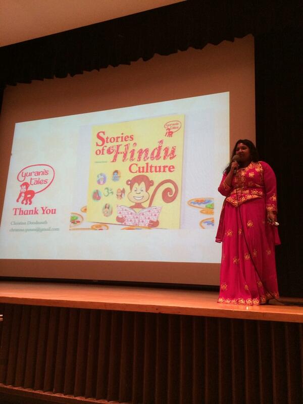 irinatlee's tweet image. Christina Doodnauth shares Indo Carribian culture through @yuranistales #solutionsbydesign
