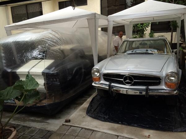 carcapsulemex's tweet photo. Cliente: Mercedes-Benz Pagoda 70' http://t.co/0z1jqJNm53