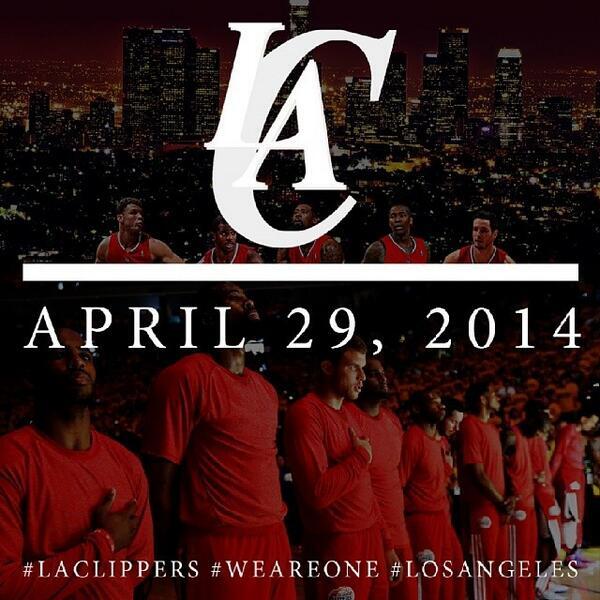 MMaroste's tweet photo. #LetsGoClippers #WeAreOne http://t.co/AcQDvWadGB