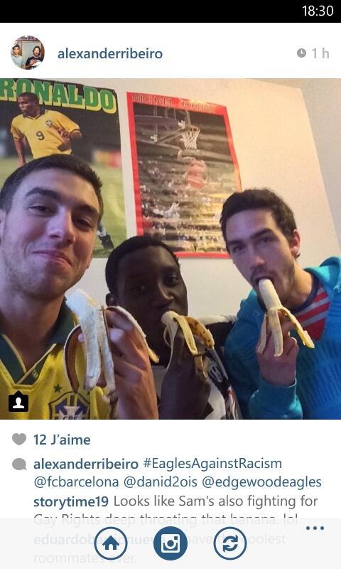 El_Thini's tweet photo. #EaglesAgainstRacism @danid2ois @edgewoodeagles @xanderbobander @SQuinones2 http://t.co/DEJJimEpXf