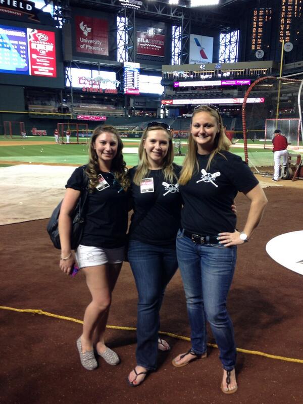 #NextLevel2014 massage envy at diamondbacks game on field @PatrickCorbin11 thank you