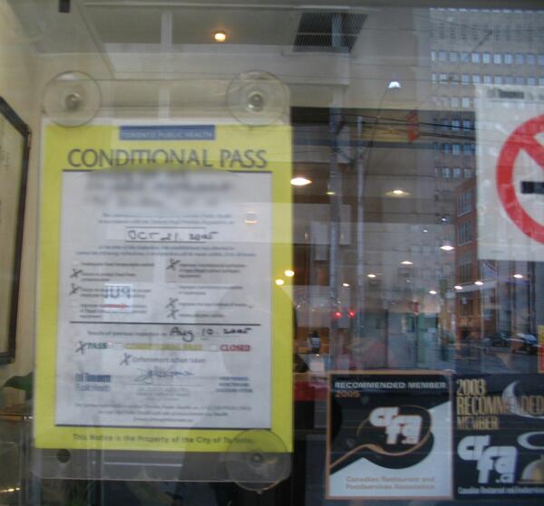 DineSafe @TOPublicHealth Inspectors issued yellow cards to blogto.com/eat_drink/2014… #foodsafety #restaurantsecrets