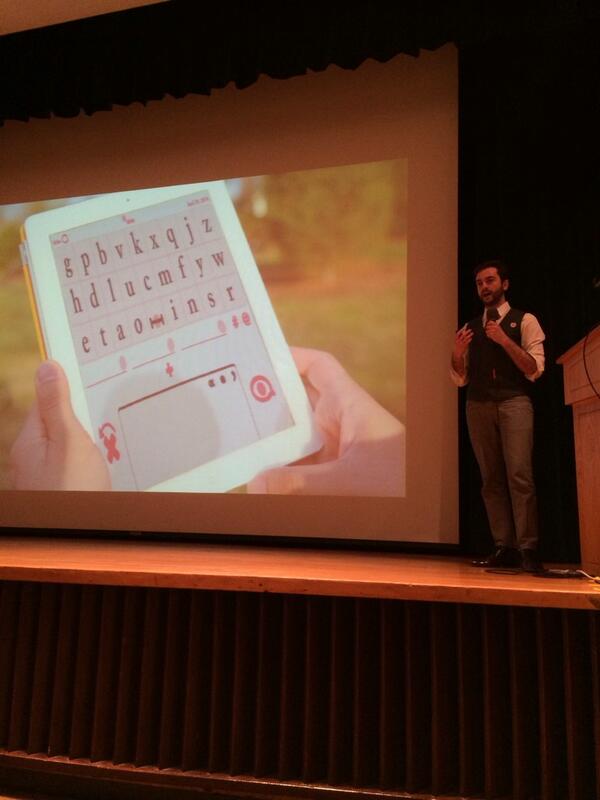 irinatlee's tweet image. @iamo_app helps patients w/severe motor disabilities to communicate #eyespeak @LorenzoIuculano #solutionsbydesign