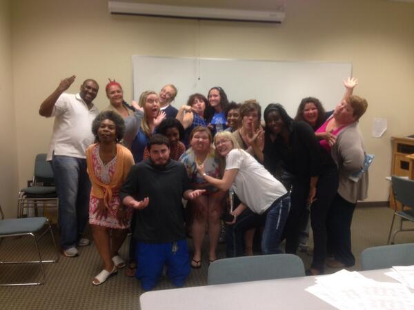 jamiealva's tweet photo. #macrowsw-su #LASTCLASS#BSSW. So much hard work! I cherish each of you! http://t.co/1kKE3pKLpZ