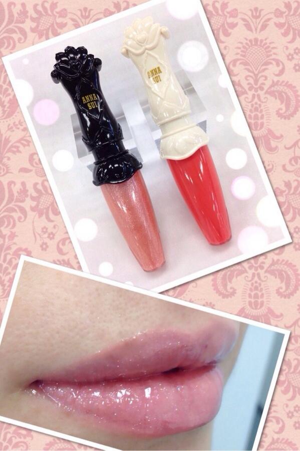 annasuicosme's tweet photo. 特別な日はグロスの2本使いを♪
オレンジ(プロテクティブ600)の上に、キラキラベージュ(グリタリング702)を唇の中央多めに重ねるだけ。立体感と華やかさを手に入れて、心奪われるような魅惑のリップメイクに！(5/1発売) http://t.co/6cigI21CyM