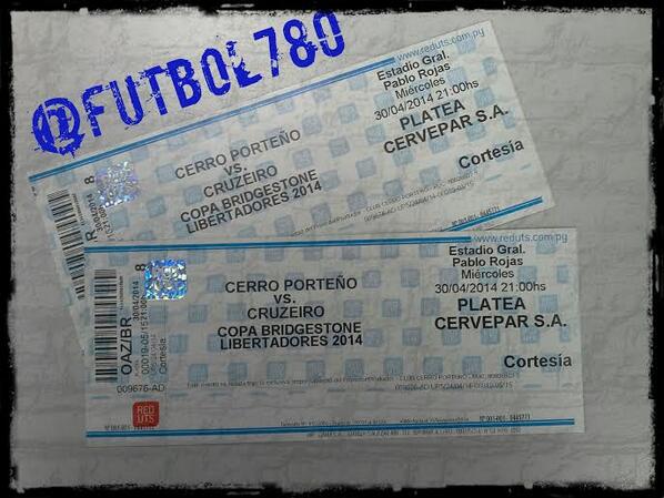 DeporteTotal780's tweet photo. También @PilsenPy te regala UN PAR de entradas para #Cerro vs #Cruzeiro! Ve a ESTE LINK y ya! https://t.co/eIIS536HA2 http://t.co/H1PTEibNqd
