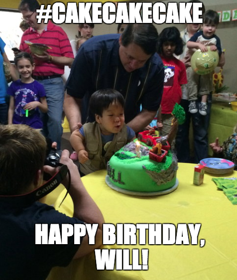 TLC's tweet photo. RT to wish Will a happy birthday! #CAKCAKECAKE! #LittleCouple http://t.co/OqKS8zT1SY