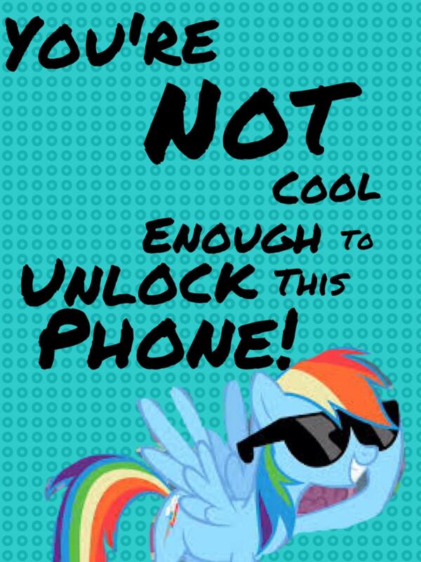 Brony_Pics's tweet photo. RD lock screen #brony http://t.co/QTWSOClmBz