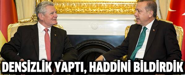 stargazete's tweet photo. Emrullah İşler: Gauck, densizlik yaptı, haddini bildirdik 
http://t.co/5Go6YRaVP2 http://t.co/GNzVRylC7c