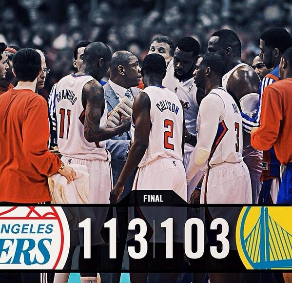CP3's tweet photo. Thank you #CLIPPERNATION you guys are the best!!! http://t.co/6P9VHDcb1R