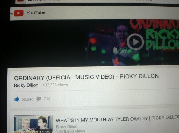 5Lauran's tweet photo. #WatchOrdinaryMusicVideo  #OrdinaryMusicVideo @RickyPDillon please follow me it would mean the entire world😘 I love u http://t.co/I8tObiAfm0