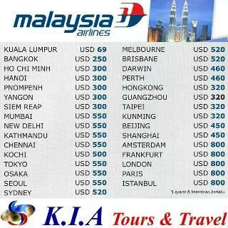 KIAtours's tweet photo. Malaysia Airlines Promo Fare #KIATravels http://t.co/62GLiHGo4P