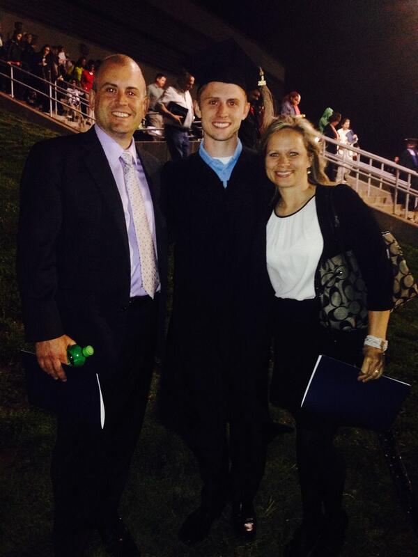 So proud of my son @TySkrubs for graduating from @MoBaptistU tonight. Congratulations!