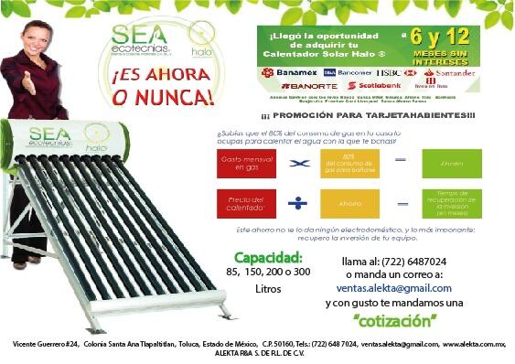 Con un calentador solar ahorras hasta el 80% del consumo de gas. #Yoquiero