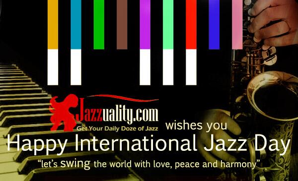 Jazzuality's tweet photo. Happy @IntlJazzDay guys! Let's SWING the world with love, peace and harmony! http://t.co/qOql2W4qZZ