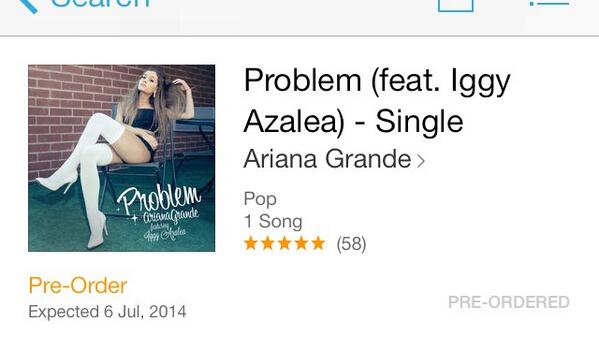 courtney_parryy's tweet image. it's pre-ordered!!! But why July?!?! @ArianaGrande 😭💔😭💔😭
#UKNeedsProblem #Problem