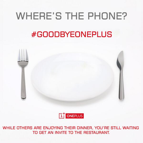 mondobytes's tweet photo. How long will you wait to get served? #goodbyeoneplus http://t.co/jxWnFLXbDP