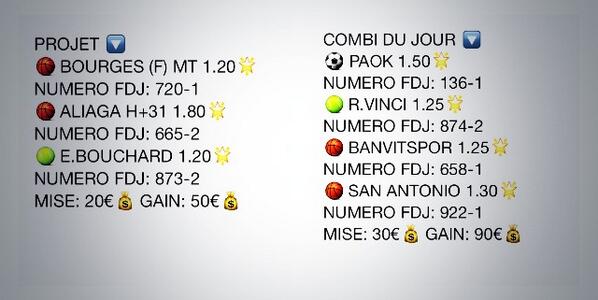 PegasusProno's tweet image. Pronostic 30/04 💰🌟✅
Pas grand chose aujourd'hui donc pas de fun. #ParionsSport