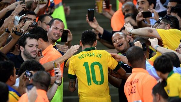 FIFAWorldCup's tweet photo. 43 DAYS TO GO: Our countdown to #Brazil2014 continues with a look at the hosts' star man. http://t.co/cO9VLvYK7i