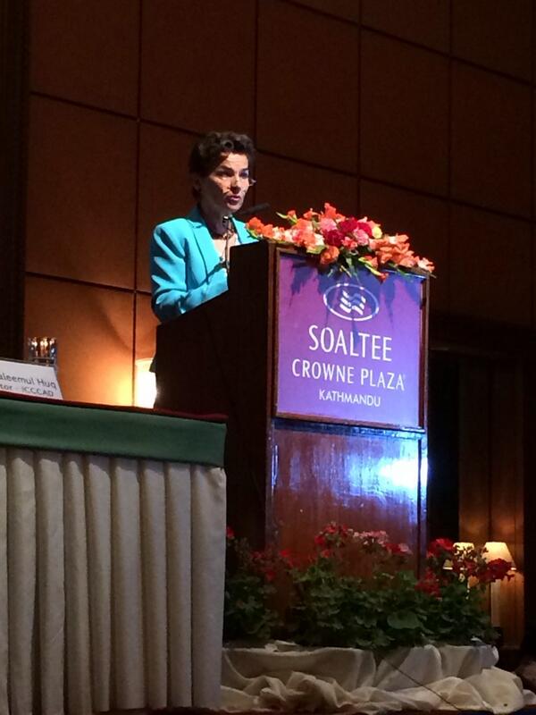 adaptationfund's tweet photo. "the funds are insufficient but we have to use them in a way that inspires donors" @CFigueres @adaptationfund #CBA8 http://t.co/uLuikRYfrP