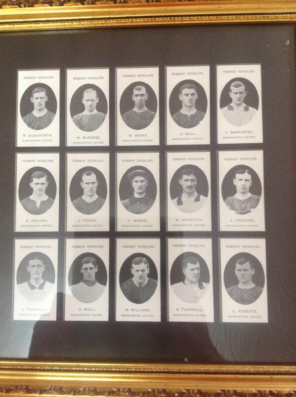 Walk into a vintage shop in Matlock to find my Great grandad staring at me #mancity #manutd #wales #billymeredith