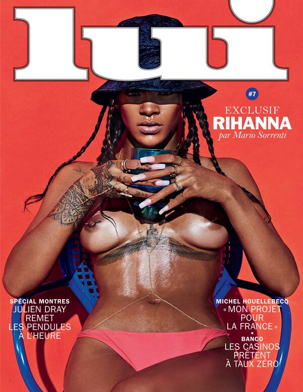 lui's tweet photo. Retrouvez @Rihanna en couverture de #LUI7, aujourd'hui en kiosque ! http://t.co/kLlGa9snBO http://t.co/Drv9mrVIrY