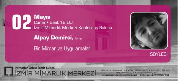 İZMİRMİMARLIKMERKEZİ (@zmrmmrlkmrkz) on Twitter photo 