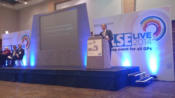 nigelpraities's tweet photo. Never call yourself 'just a GP' says Professor David Haslam #PulseLive http://t.co/On19M9gBHq