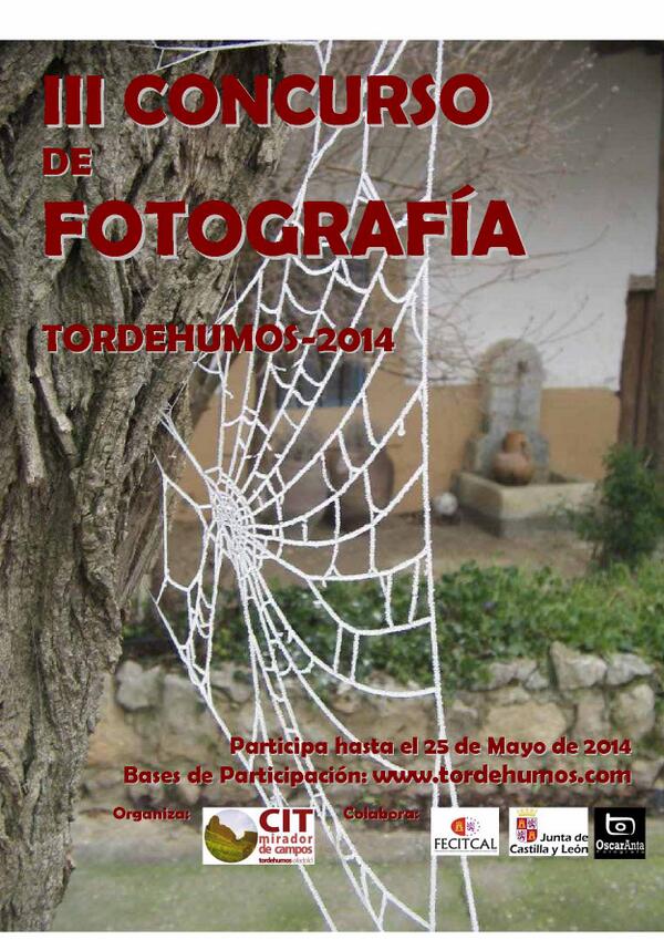 Miradordecampos's tweet image. Un año más contamos con la colaboración de @oscaranta (Estudio de Fotografía) en nuestro III Concurso de #Fotografía
