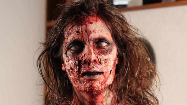 TacciFilms's tweet photo. Human Test. make up test for new web series DEADSHOCK  Make up by Eleonorita Acquaviva http://t.co/6ZmCIccgPE