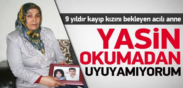 Haber7's tweet photo. 9 yıldır kaybolan kızının kapısını çalacağı günü bekliyor http://t.co/xmeSFILOv8 http://t.co/cCEn9BLwif