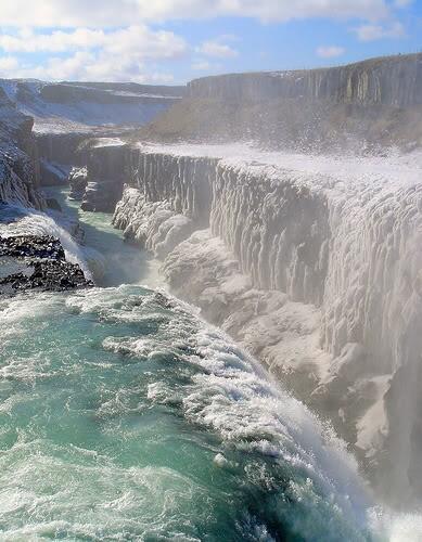 _Paisajes_'s tweet photo. Gullfoss, Islandia. http://t.co/yiaAOO0TGB