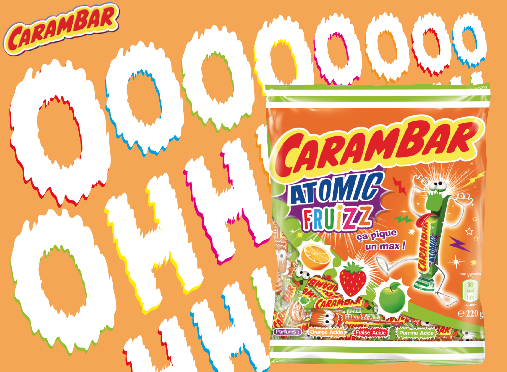 Carambar on X: Nouveau #Carambar Atomic Fruizz, ça pique un MAX