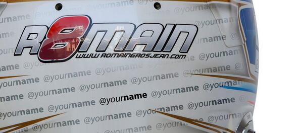 ELFxRacing's tweet image. RT ce message pour apparaître sur le casque de @RGrosjean au #GPMonaco ! #Merci de votre fidélité !