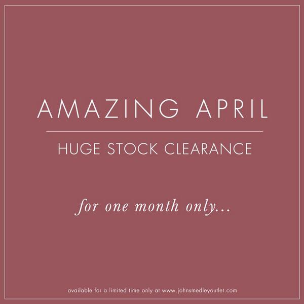 JSOutlet's tweet image. It&apos;s almost over... bit.ly/14y4ZqC #April #Spring #SALE