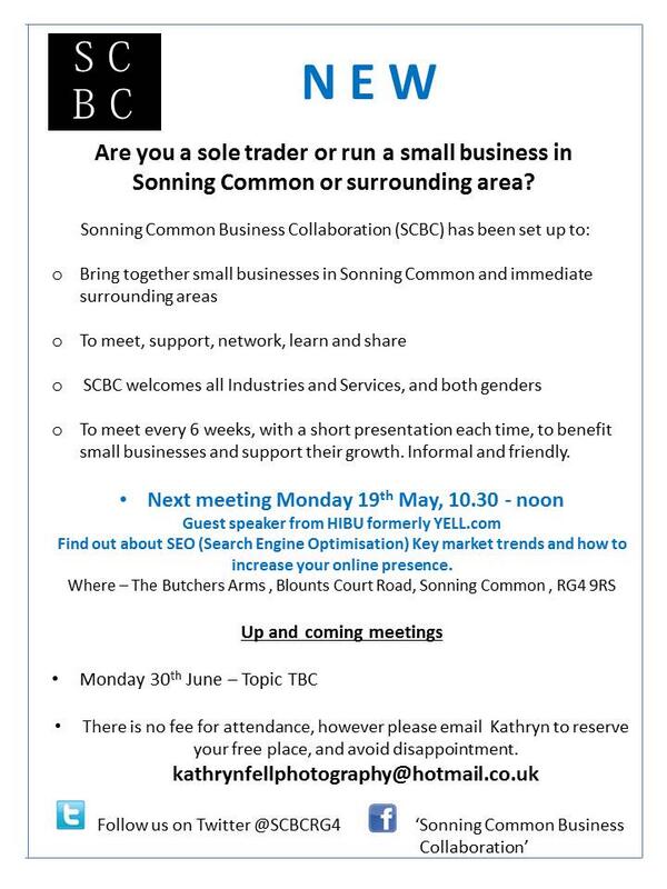 Nxt #Networking mtg <a href="/butchersarmsRG4/">The Butchers Arms</a> #Sonningcommon Mon19 May. See attached for more info.<a href="/ReadingGuide/">Reading-Guide.co.uk</a>